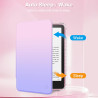 Fintie étui pour 7" kindle paperblanc (12e génération, 2024) et kindle colorsoft (1re génération, 2025/2024), étui transparent e