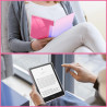 Fintie étui pour 7" kindle paperblanc (12e génération, 2024) et kindle colorsoft (1re génération, 2025/2024), étui transparent e