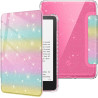 Fintie étui pour 7" kindle paperblanc (12e génération, 2024) et kindle colorsoft (1re génération, 2025/2024), étui transparent e