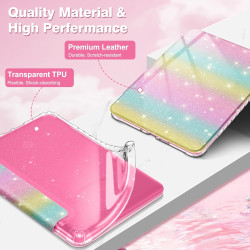 Fintie étui pour 7" kindle paperblanc (12e génération, 2024) et kindle colorsoft (1re génération, 2025/2024), étui transparent e