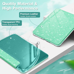 Fintie étui pour 7" kindle paperblanc (12e génération, 2024) et kindle colorsoft (1re génération, 2025/2024), étui transparent e