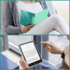 Fintie étui pour 7" kindle paperblanc (12e génération, 2024) et kindle colorsoft (1re génération, 2025/2024), étui transparent e