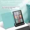 Fintie étui pour 7" kindle paperblanc (12e génération, 2024) et kindle colorsoft (1re génération, 2025/2024), étui transparent e