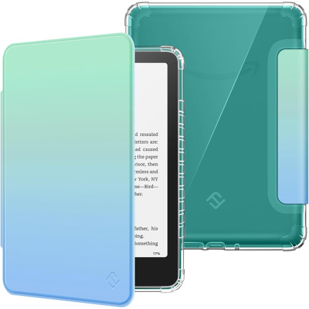 Fintie étui pour 7" kindle paperblanc (12e génération, 2024) et kindle colorsoft (1re génération, 2025/2024), étui transparent e