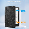 Fintie étui pour 7" kindle paperblanc (12e génération, 2024) et kindle colorsoft (1re génération, 2025/2024), étui transparent e