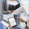 Fintie étui pour 7" kindle paperblanc (12e génération, 2024) et kindle colorsoft (1re génération, 2025/2024), étui transparent e