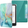 Fintie étui pour 7" kindle paperblanc (12e génération, 2024) et kindle colorsoft (1re génération, 2025/2024), étui transparent e