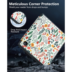 MoKo Coque pour Kobo Libra Colour 7 Pouces 2024, Étui de Protection Souple TPU Ultra-Mince et Léger Anti-Rayures avec Réveil/Som