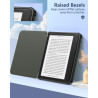 MoKo Coque pour Kobo Libra Colour 7 Pouces 2024, Étui de Protection Souple TPU Ultra-Mince et Léger Anti-Rayures avec Réveil/Som
