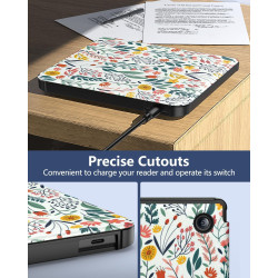 MoKo Coque pour Kobo Libra Colour 7 Pouces 2024, Étui de Protection Souple TPU Ultra-Mince et Léger Anti-Rayures avec Réveil/Som