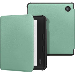 MoKo Coque pour Kobo Libra Colour 7 Pouces 2024, Étui de Protection Souple TPU Ultra-Mince et Léger Anti-Rayures avec Réveil/Som