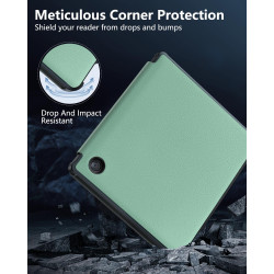 MoKo Coque pour Kobo Libra Colour 7 Pouces 2024, Étui de Protection Souple TPU Ultra-Mince et Léger Anti-Rayures avec Réveil/Som