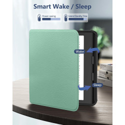 MoKo Coque pour Kobo Libra Colour 7 Pouces 2024, Étui de Protection Souple TPU Ultra-Mince et Léger Anti-Rayures avec Réveil/Som