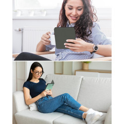 MoKo Coque pour Kobo Libra Colour 7 Pouces 2024, Étui de Protection Souple TPU Ultra-Mince et Léger Anti-Rayures avec Réveil/Som