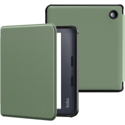 MoKo Coque pour Kobo Libra Colour 7 Pouces 2024, Étui de Protection Souple TPU Ultra-Mince et Léger Anti-Rayures avec Réveil/Som