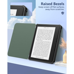 MoKo Coque pour Kobo Libra Colour 7 Pouces 2024, Étui de Protection Souple TPU Ultra-Mince et Léger Anti-Rayures avec Réveil/Som
