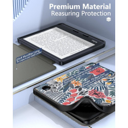 MoKo Coque pour Kobo Libra Colour 7 Pouces 2024, Étui de Protection Souple TPU Ultra-Mince et Léger Anti-Rayures avec Réveil/Som