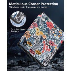MoKo Coque pour Kobo Libra Colour 7 Pouces 2024, Étui de Protection Souple TPU Ultra-Mince et Léger Anti-Rayures avec Réveil/Som
