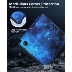 MoKo Coque pour Kobo Libra Colour 7 Pouces 2024, Étui de Protection Souple TPU Ultra-Mince et Léger Anti-Rayures avec Réveil/Som