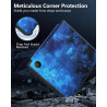 MoKo Coque pour Kobo Libra Colour 7 Pouces 2024, Étui de Protection Souple TPU Ultra-Mince et Léger Anti-Rayures avec Réveil/Som