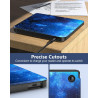 MoKo Coque pour Kobo Libra Colour 7 Pouces 2024, Étui de Protection Souple TPU Ultra-Mince et Léger Anti-Rayures avec Réveil/Som