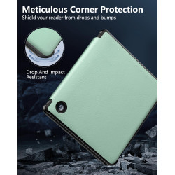 MoKo Coque pour Kobo Libra Colour 7 Pouces 2024,Étui de Protection Souple TPU Ultra-mince et Léger Anti-rayures avec Réveil/Somm