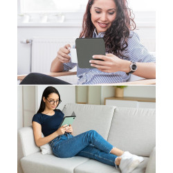 MoKo Coque pour Kobo Libra Colour 7 Pouces 2024,Étui de Protection Souple TPU Ultra-mince et Léger Anti-rayures avec Réveil/Somm