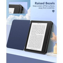 MoKo Coque pour Kobo Libra Colour 7 Pouces 2024, Étui de Protection Souple TPU Ultra-Mince et Léger Anti-Rayures avec Réveil/Som