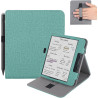 pour Kobo Libra Colour Étui avec Porte-Stylo,Sommeil Housse pour Kobo Libra 2 Coque avec Dragonne,Vert