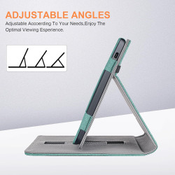 pour Kobo Libra Colour Étui avec Porte-Stylo,Sommeil Housse pour Kobo Libra 2 Coque avec Dragonne,Vert
