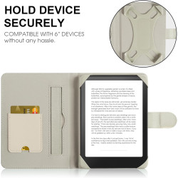 Hoyixi universel étui pour 6" paperblanc /6" kindle 2025 & 2019 compatibilité kobo/voyaga/pocketbook/tolino ereader,étui de prot