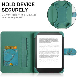 Hoyixi universel étui pour 6" paperblanc /6" kindle 2025 & 2019 compatibilité kobo/voyaga/pocketbook/tolino ereader,étui de prot