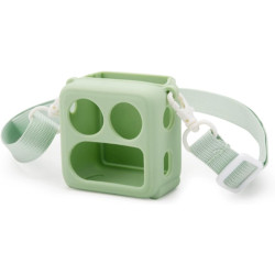 Coque en silicone pour Yoto Mini 2024 - Housse de protection multifonctionnelle avec espace pour carte et bandoulière