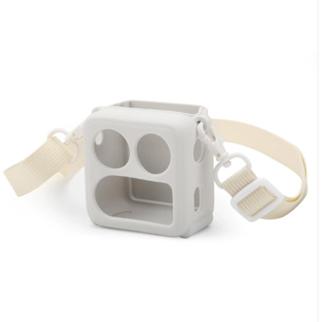 Coque en silicone pour Yoto Mini 2024 Housse de protection multifonction avec espace pour carte et bandoulière