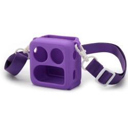 Coque en silicone pour Yoto Mini 2024 Housse de protection multifonction avec espace pour carte et bandoulière