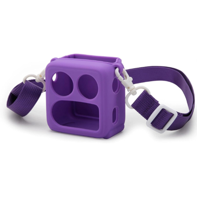 Coque en silicone pour Yoto Mini 2024 Housse de protection multifonction avec espace pour carte et bandoulière
