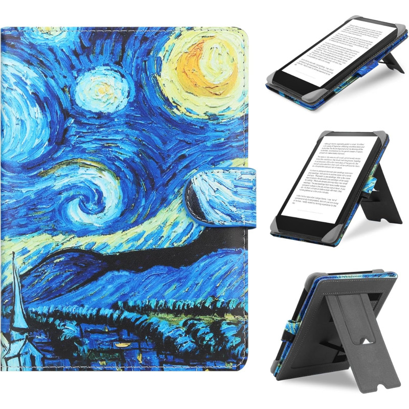 Hoyixi universel étui pour 6.8 pouces,7 pouces ereader compatible pocketbook/tolino/sony e-book reader kindle paperblanc/kobo cl