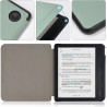 Tenano Coque Origami pour Kobo Libra Colour (Modèle : N428) Et Tolino Vision Colour 2024 avec Fonction Auto Veille/Réveil - Vert
