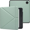 Tenano Coque Origami pour Kobo Libra Colour (Modèle : N428) Et Tolino Vision Colour 2024 avec Fonction Auto Veille/Réveil - Vert