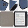 Tenano Coque Origami pour Kobo Libra Colour (Modèle : N428) Et Tolino Vision Colour 2024 avec Fonction Auto Veille/Réveil - Bleu