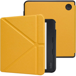 Tenano Coque Origami pour Kobo Libra Colour (Modèle : N428) Et Tolino Vision Colour 2024 avec Fonction Auto Veille/Réveil - Jaun