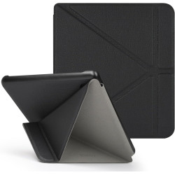 Tenano Coque Origami pour Kobo Libra Colour (Modèle : N428) Et Tolino Vision Colour 2024 avec Fonction Auto Veille/Réveil - Noir