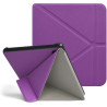 Tenano Coque Origami pour Kobo Libra Colour (Modèle : N428) Et Tolino Vision Colour 2024 avec Fonction Auto Veille/Réveil - Viol