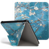 Tenano Coque Origami pour Kobo Libra Colour (Modèle : N428) Et Tolino Vision Colour 2024 avec Fonction Auto Veille/Réveil - Fleu