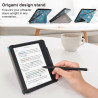 Tenano Coque Origami pour Kobo Libra Colour (Modèle : N428) Et Tolino Vision Colour 2024 avec Fonction Auto Veille/Réveil - Fleu
