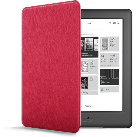 Forefront Cases Étui pour Kobo Glo HD (et Kobo Touch 2.0) (Modèle: 2015) - Mince et Léger, Fonction Automatique Veille/Réveil In