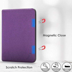 Forefront Cases Étui pour Kobo Glo HD (et Kobo Touch 2.0) (Modèle: 2015) - Mince et Léger, Fonction Automatique Veille/Réveil In