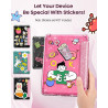 Moko coque pour 7" kindle paperblanc 12e gén 2025/2026 & kindle colorsoft 2024/2025, ultra clair souple et coque arrière paillet