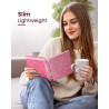 Moko coque pour 7" kindle paperblanc 12e gén 2025/2026 & kindle colorsoft 2024/2025, ultra clair souple et coque arrière paillet