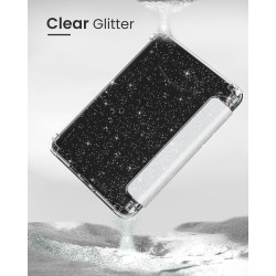 Moko coque pour 7" kindle paperblanc 12e gén 2025/2026 & kindle colorsoft 2024/2025, ultra clair souple et coque arrière paillet